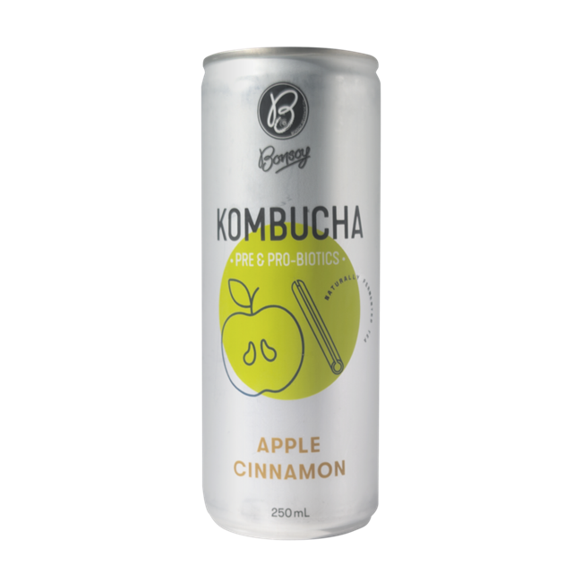 Picture of BONSOY APPLE & CINNAMON KOMBUCHA 320g