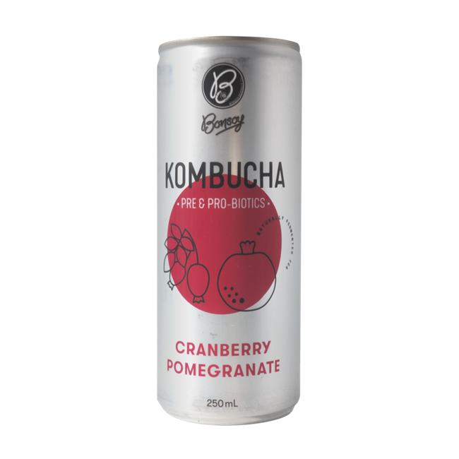 Picture of BONSOY CRANBERRY & POMEGRANITE KOMBUCHA 320g